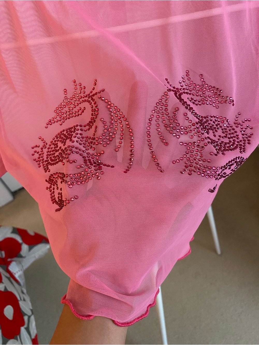 iHeartRaves mesh top - Picture 2 of 6